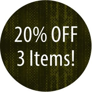Other - 20% Off Any 3 Items From My Closet!! Other - 20% Off Any 3 Items From My Closet!!